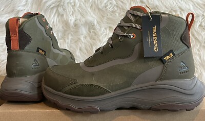 TEVA DARK OLIVE DESERT TAUPE  GEOTRECCA RP HIKING BOOTS 1129588 MEN S SIZE  14