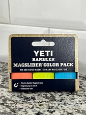 Yeti Magslider 3 Pack Coral/Chartreuse/Reef Blue  Limited Edition- RARE -NWT