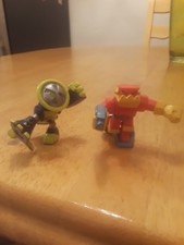 2 LITTLE TIKES NUMBER BUSTER ACTION FIGURE Robots 2" TALL TM  LT MGA 5, 6
