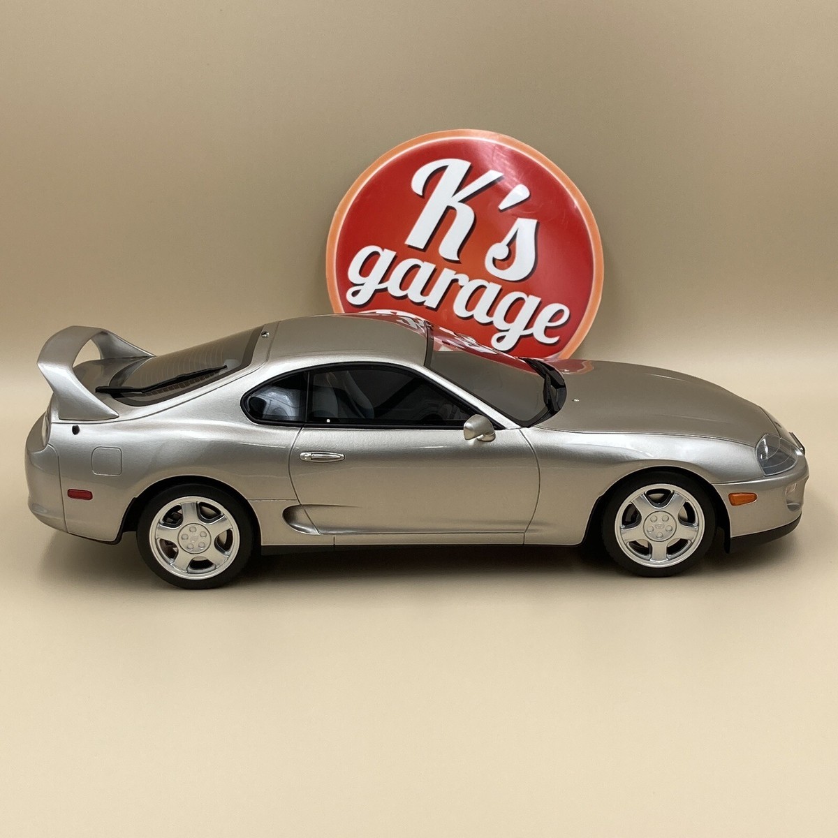 OTTO Models 1/18 Toyota SUPRA JZA80 Silver A80 Kyosho Resin OTTO Models 1/18 Toyota SUPRA JZA80 Silver A80 Kyosho Resin