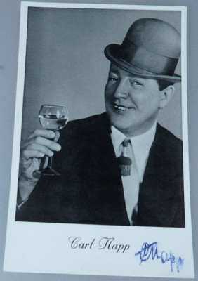Autogramm Carl Napp deutscher Schauspieler Humorist Film Revue 1956 (100260)