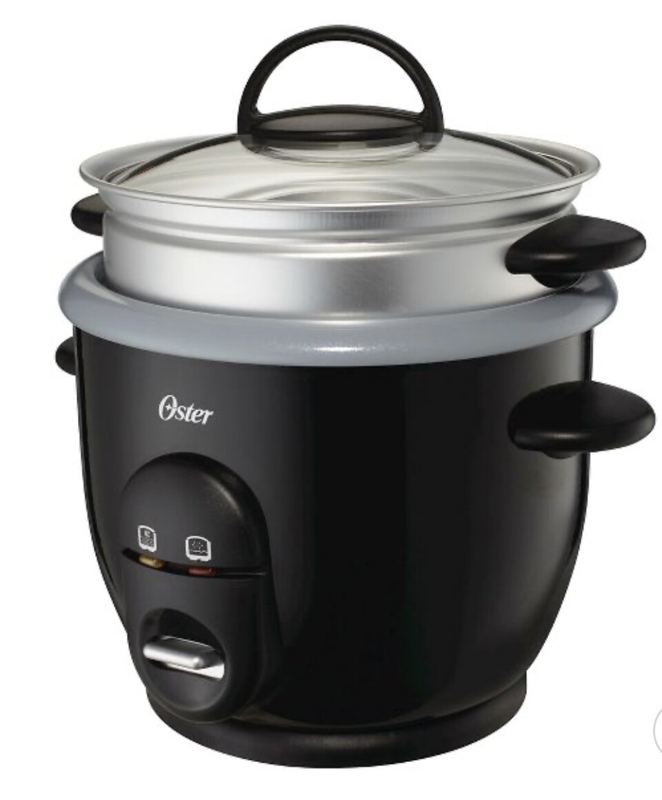 Osterチタン注入6 Cup Rice & Grain Cooker with蒸気トレイckstrc61 K-teco（中古品） Oster DuraCeramic 6 Cup Rice Cooker - Black CKSTRC61K-TECO (t,a