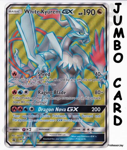 Pokémon Go Karten Bw XY Sm Jumbo Übergroße V Star Max GX Ex Holos Promos TCG - Picture 54 of 80