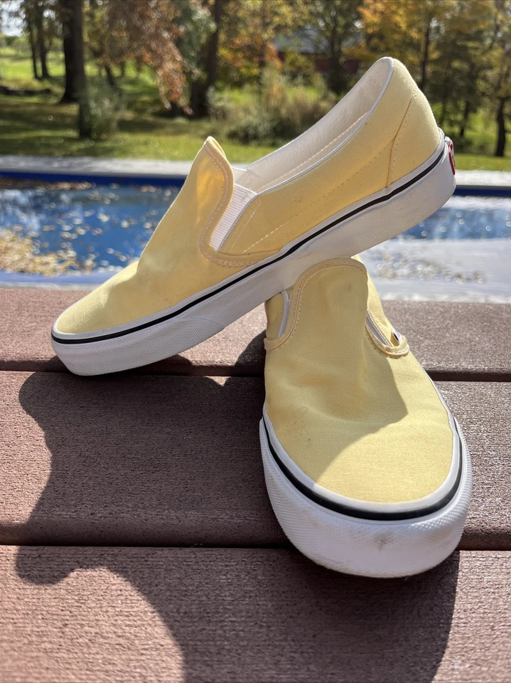 VANS SLIP ON Unisex ZAPATOS ZAPATILLAS INFORMALES ESTILO SKATE LONA Nunca Usados Hombres 7.5 Foto 3 de 4