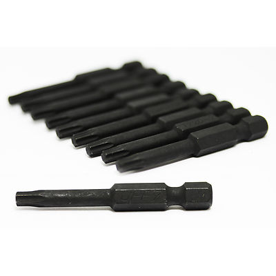 UFFY - 2'' Torx 20 (T20) / Star Power Impact Bit 10 pack 1/4 Hex