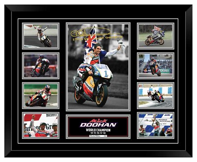 MICK DOOHAN 5x MOTOGP WORLD CHAMPION SIGNED LIMITED EDITION FRAMED