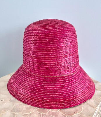 ASN 100% Palm Leaf Pink Florette Sun Hat O/S NWT New $89 Berta Palm Hat – Sunshine Tienda® main image 4