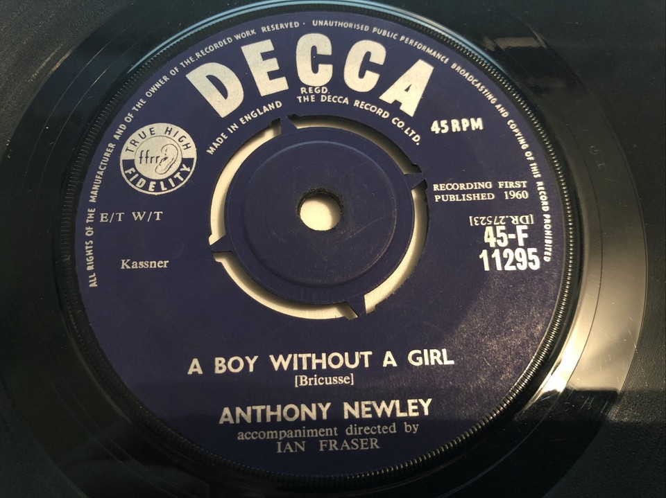 Anthony Newley Strawberry Fair 7" Vinyl Single Record eBay