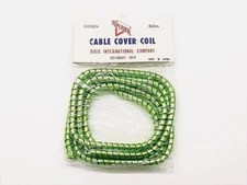 NOS Vintage Superior Green Cable Cover Coil - 60 inch - Motorcycle
