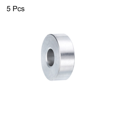 Uxcell 10-Pack Aluminum Spacer – 3/8" Bore X 1" OD X 3/4" Length, Black Anodized Unthreaded Standoff Bushing