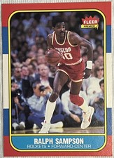 1986-87 Fleer #97 Ralph Sampson - Houston Rockets NBA Basketball