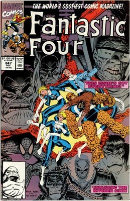 Fantastic Four #347 1990 Marvel Comics VF/NM Comic Book Direct