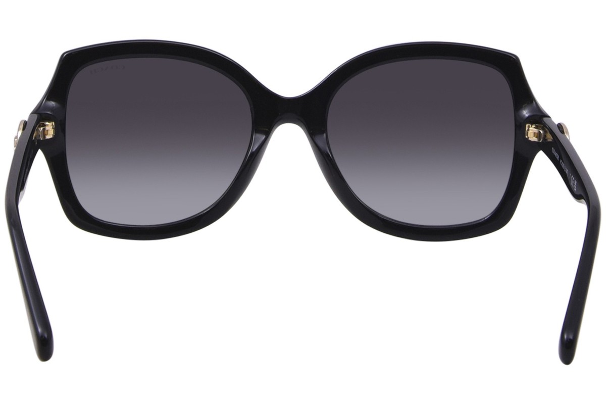 Coach HC8295 50028G Sunglasses Women's Black/Dark Grey