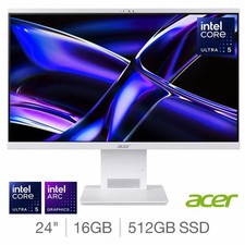 Acer S24-B, Intel Core Ultra 5, 16GB RAM, 512GB SSD, 24 Inch All in One Desktop