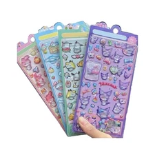 Cheesecat Cute 3D Hollow Candy Stickers for DIY Planners and Cell Pho From Japan