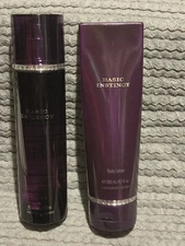 NEW  RARE VICTORIA'S SECRET ~Basic Instinct~ PERFUME Mist 8oz/ Lotion 6.7 Oz