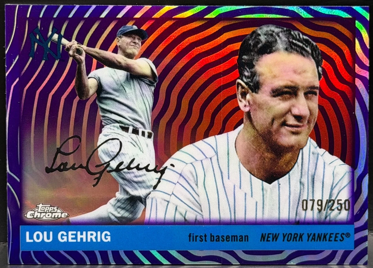 Topps Lou Gehrig ungraded Baseball Sports Trading Cards