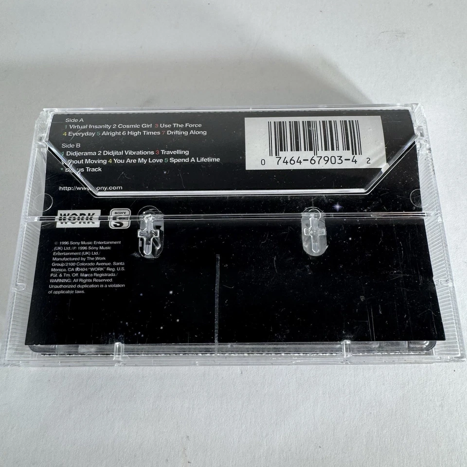 Jamiroquai ‎Travelling Without Moving Cassette Tape 1996 - Image 2 of 4