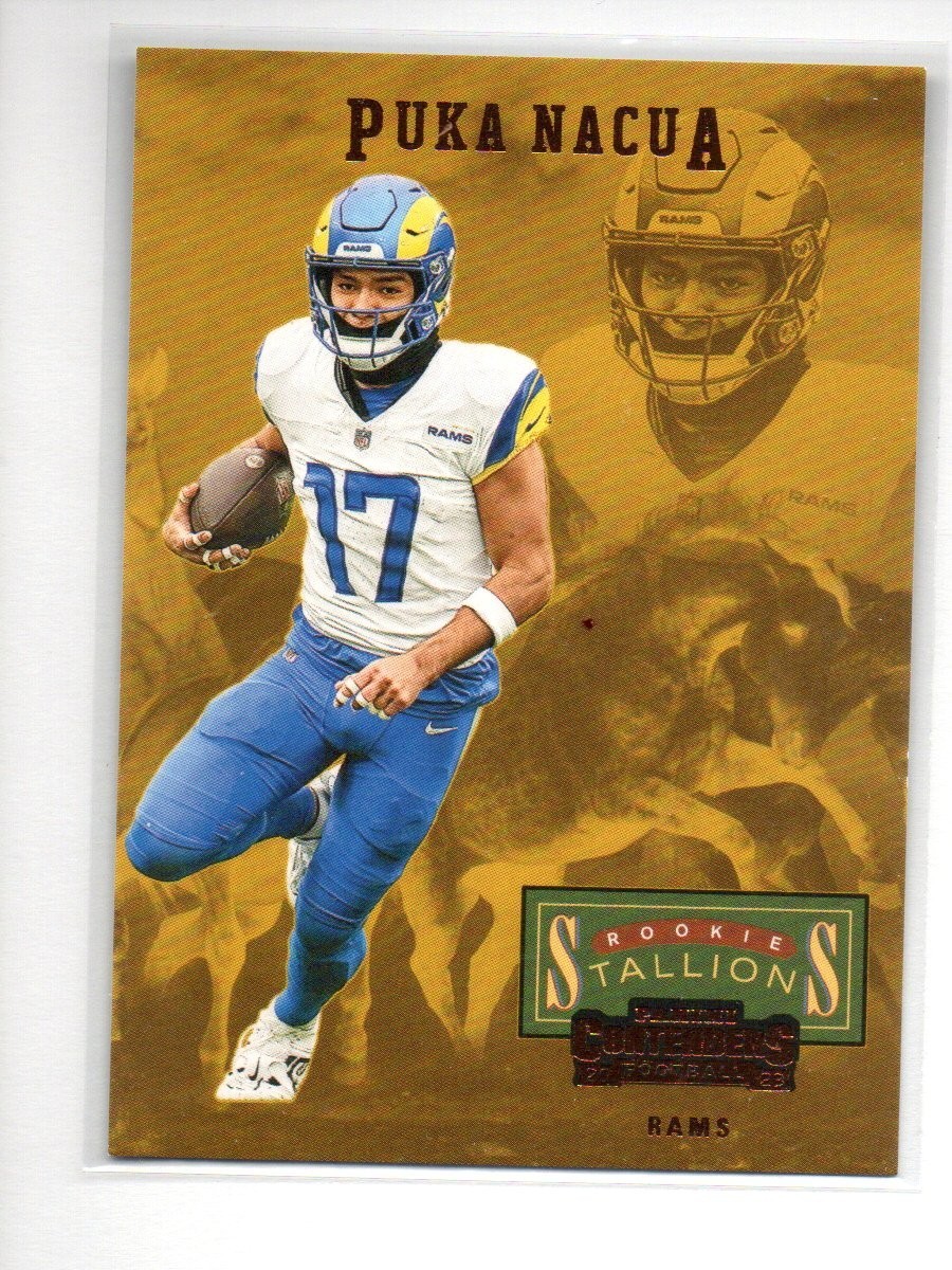 2023 Panini Contenders - Rookie Stallions Puka Nacua #19 Bronze (RC)