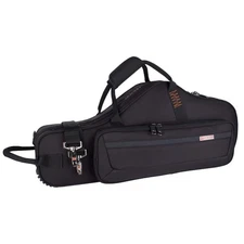 Alto Saxophone Contoured PRO PAC Case with Flute Pocket, Black, Model PB304CT