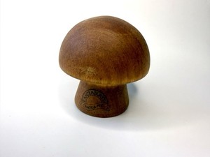 Vintage Canterbury’s “Crack and Peel” Mushroom Shaped Wood Garlic Peeler + Crush