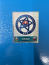 Panini Euro 2020 Tournament Blue Figure New N 472 Shield Badge Logo Slovakia