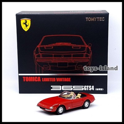 Tomica Limited Vintage NEO TLV Ferrari 365 GTS4 Red 1/64 TOMYTEC TOMY LV New