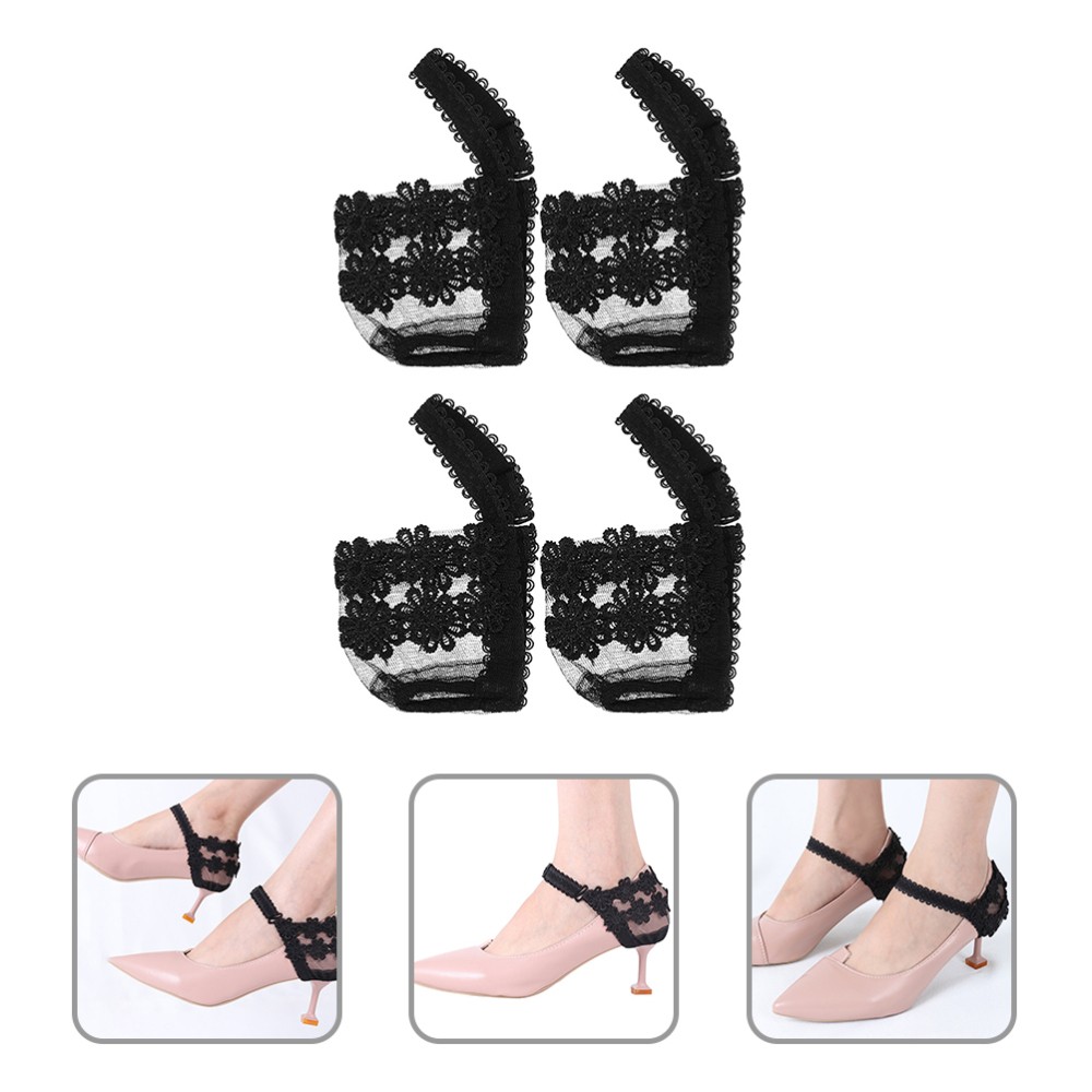 APL 2 Paia Lacci Copri Scarpe Antitacco per Tacchi Alti Cinghie Staccabili
