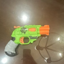 NERF Zombie Strike Green and Orange Dart Gun Blaster for Ages 8-11 Years