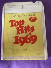 939-vintage Top Hits Of 1969 8 Track Audio Cassette Rock And R B 939-vintage Top Hits Of 1969 8 Track Audio Cassette Rock And R B