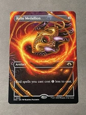 Ruby Medallion Borderless MTG MH3 Modern horizons 3 NM