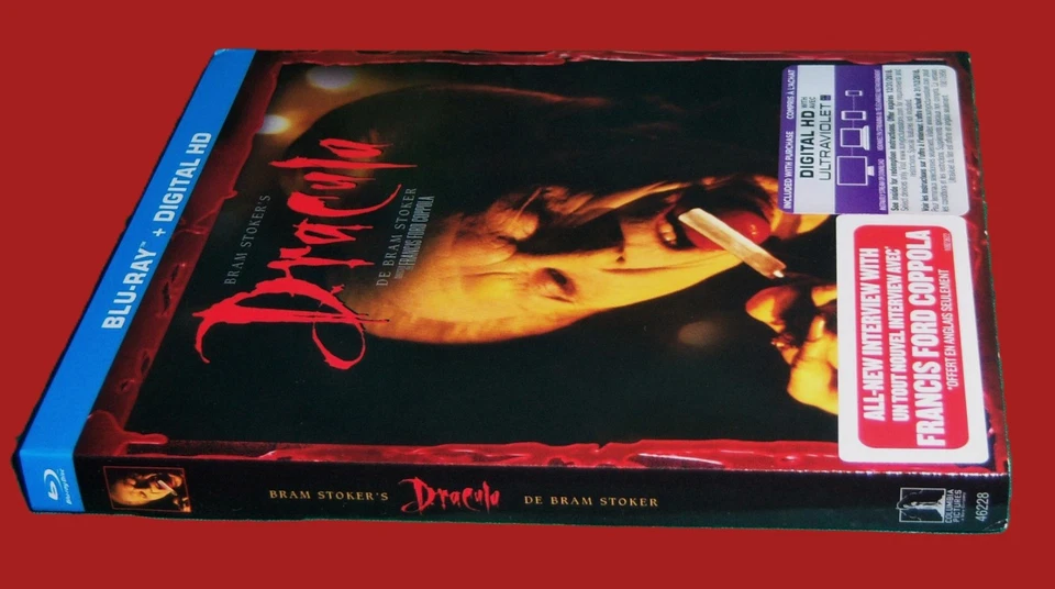 NEW RARE OOP BRAM STOKER'S DRACULA BLU RAY HORROR MOVIE 1992 CANADIAN SLIPCOVER - Image 3 of 3