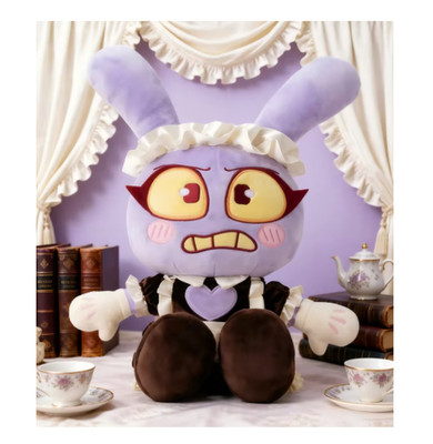 25cm 2PCS Digital Circus Plush Keychain Pomni Jax Caine Set