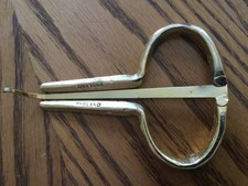 VINTAGE BRASS GOLD JAW HARP MADE IN ENGLAND