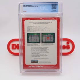 Intellivision Game TRON: DEADLY DISCS - CGC GRADED 9.6 A++ NEW & Factory Sealed!