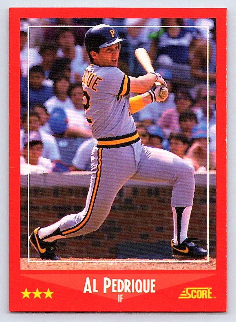 1988 Score - # 301 - Al Pedrique RC - Pittsburgh Pirates