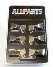 Allparts Chrome 3x3 Full Size Keystone Button Guitar Tuners/Machines TK-0777-010