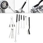Airbrush Spray Guns Nozzle Cleaning Repair Tool Kit Needle& Brush Set Spray Guns