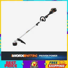 🔥WORX 40V 15'' brushless attachable string trimmer Tool + 2 (4.0 Ah) Batteries⚡