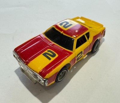 DAVESHOBBY Aurora AFX Slot Car - MATADOR STOCK CAR in Yellow - Red #2