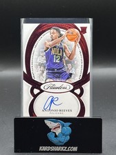 Antonio Reeves 2024-25 Panini Flawless Draft Gem Signatures Ruby /15 Rookie Auto