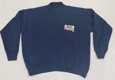 Vintage 1987 Bud Light Navy Blue Sweatshirt Adult Size XL