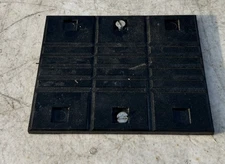 FPE FEDERAL PACIFIC 3-POLE PANEL BLANK COVER MP 15902 C RARE HTF J-FRAME