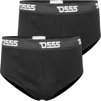 D555 Herren Thompson Big Tall Kingsize 2er Pack Y vorne Baumwolle Unterwäsche Slips