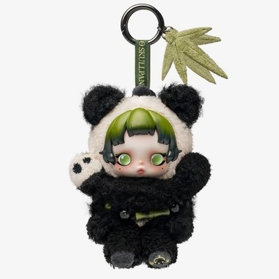 NEW Sealed Skull Panda Lazy Panda Plush Pendant Pop Mart Skullpanda