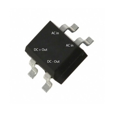 5 x MB1S Bridge Rectifier 70V 500mA AC to DC Converter DCC Arduino LED
