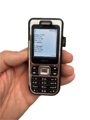 Retro Vintage   Tastenhandy   Nokia 7360 Schwarz gebraucht   Alle Netze