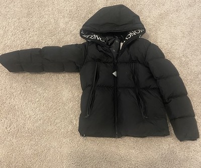 Moncler Montcla Hooded Black Short Down Jacket Size 1 (US S)