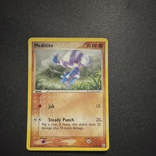 Pokémon Meditite 50 HP Common EX Hidden Legends 66/101 Psychic 2004