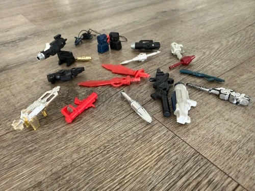 Vintage Action Figure Weapons & Accessories  – 1980s Transformers etc (REVISED)